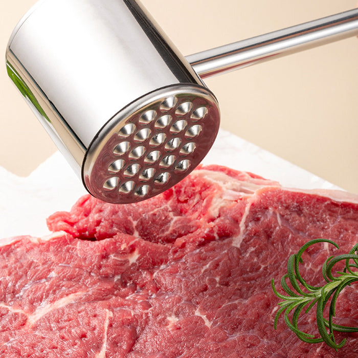 304 Stainless Steel Meat Hammer Tenderizer with 24 Nails