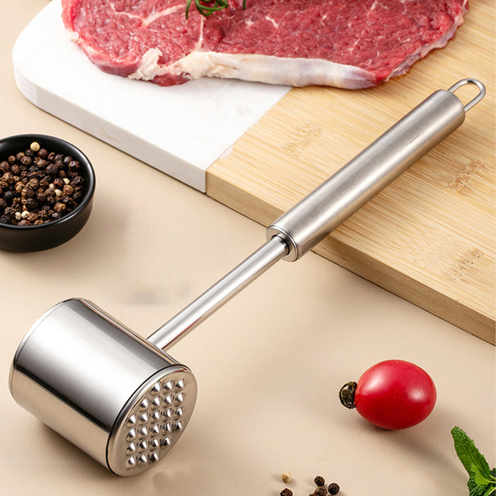 304 Stainless Steel Meat Hammer Tenderizer with 24 Nails
