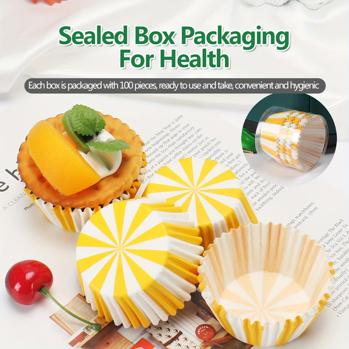1000 PCS Food-Grade Cupcake Liners Heat-Resistant for Baking Muffin Cake Cups