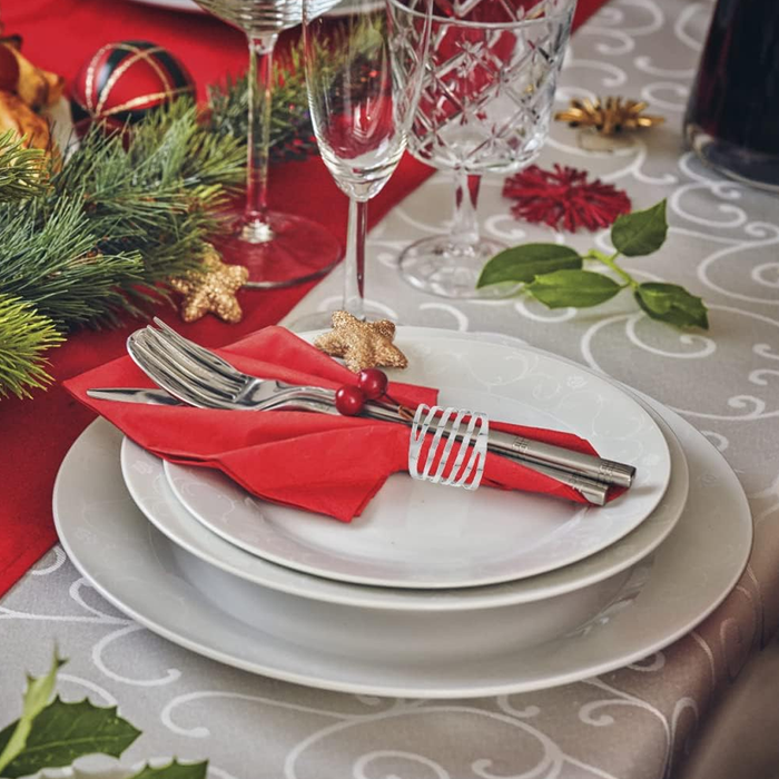 10pcs Hollow Rose Napkin Rings Metal Floral Buckle Wedding Table Decor Holder