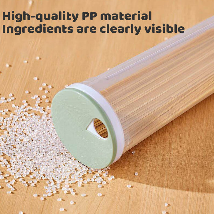 18 Pcs Pasta Storage Containers with Airtight Dispensing Lids