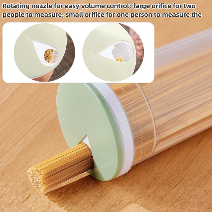 18 Pcs Pasta Storage Containers with Airtight Dispensing Lids