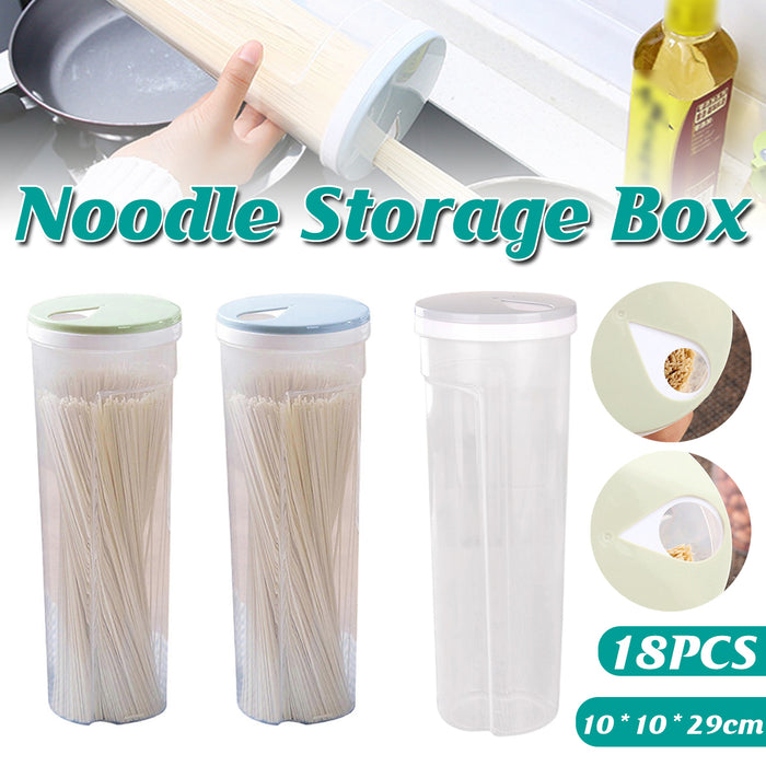 18 Pcs Pasta Storage Containers with Airtight Dispensing Lids
