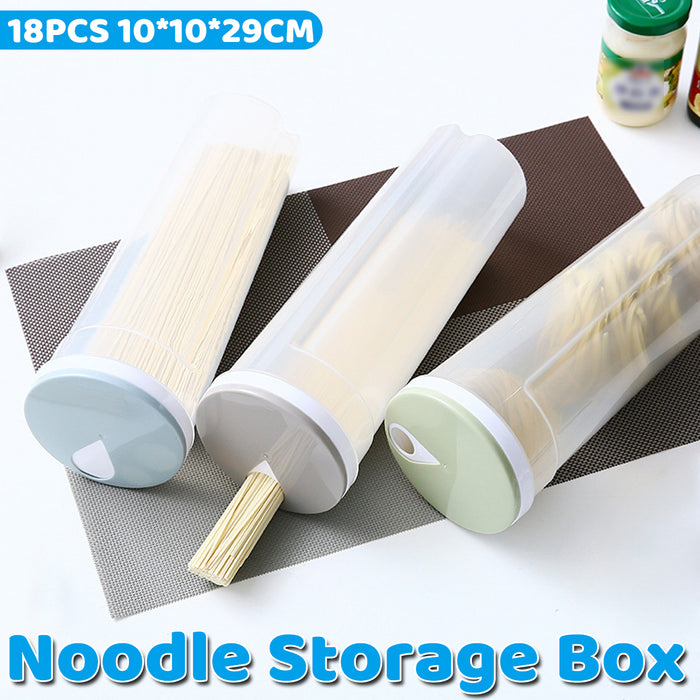 18 Pcs Pasta Storage Containers with Airtight Dispensing Lids