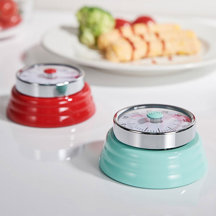 Stainless Steel Magnetic Mechanical Kitchen Countdown Timer