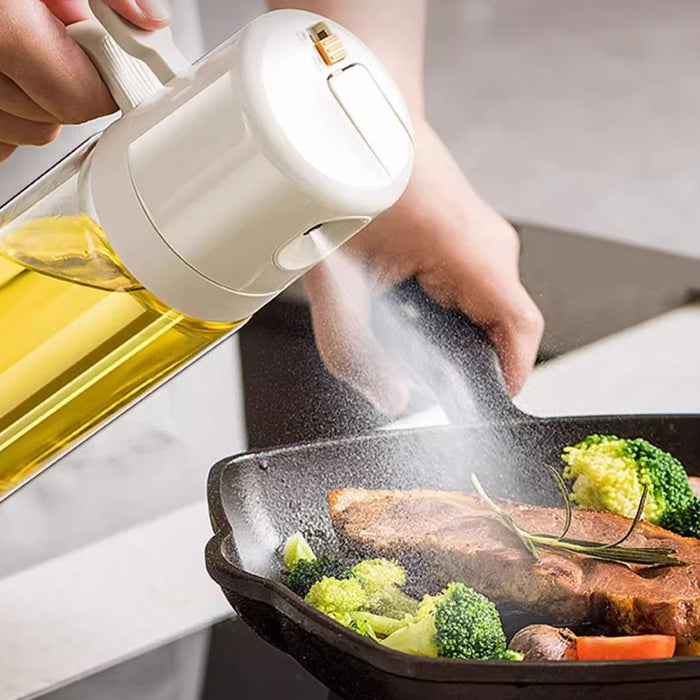 550ml Oil Spray Can Dual-Purpose Spray and Pour Leakproof