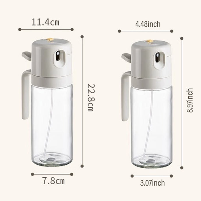 550ml Oil Spray Can Dual-Purpose Spray and Pour Leakproof