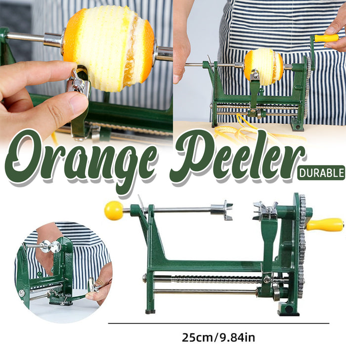 Stainless Steel Orange Peeler Tool 9.84in Green Yellow