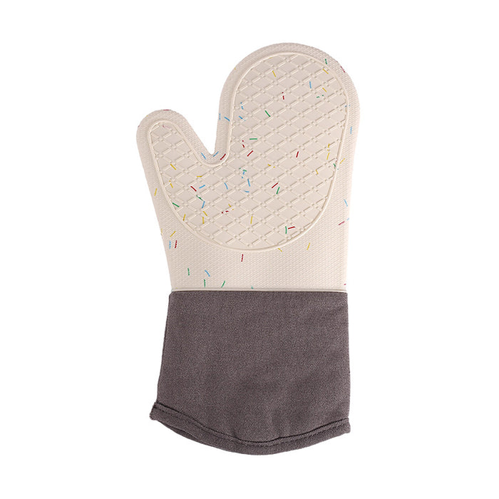 Silicone Oven Glove with Heat-Resistant Cotton Lining Multicolour