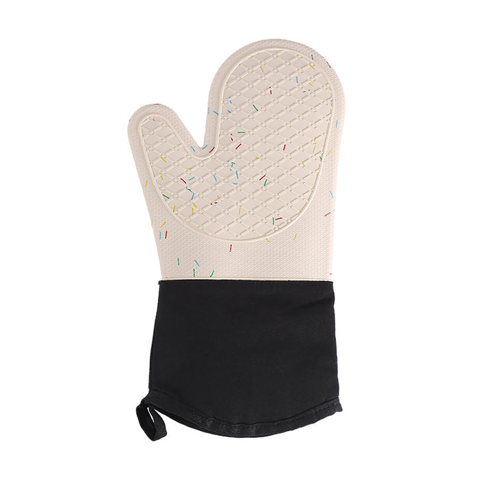 Silicone Oven Glove with Heat-Resistant Cotton Lining Multicolour