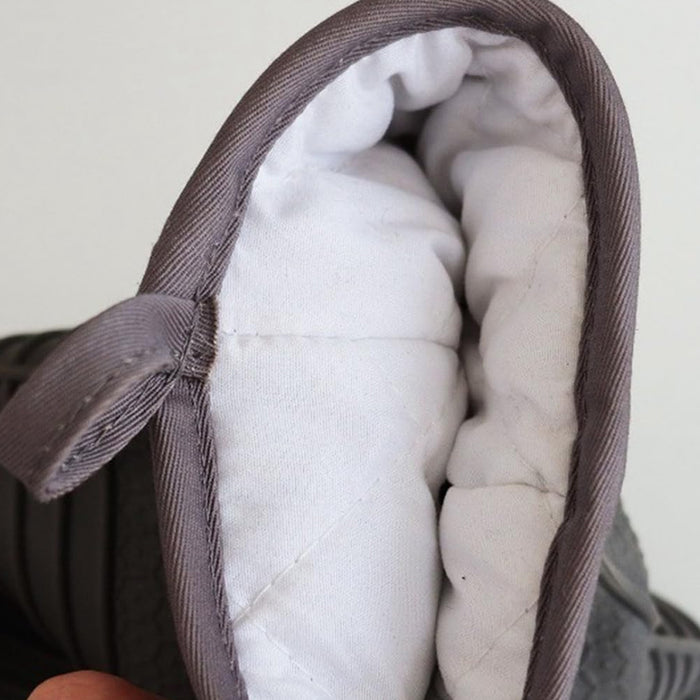 Silicone Heat Resistant Oven Mitts with Cotton Lining for Kitchen and BBQ