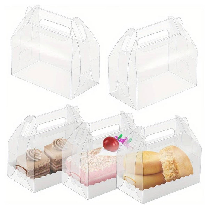 Swiss Roll Packing Box for Cake Roll and Mousse Desserts in 3 Sizes