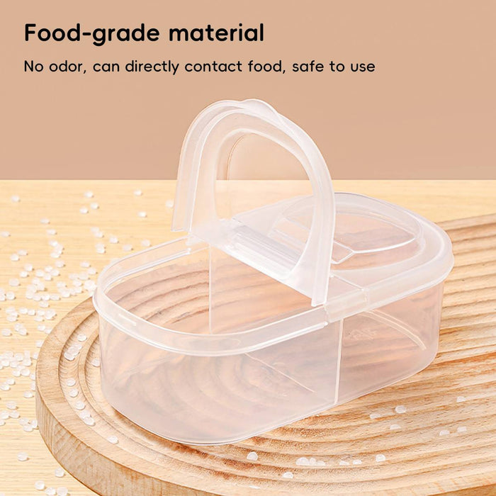 10 Pcs Food-Grade Rectangular Airtight Containers for Fridge and Freezer
