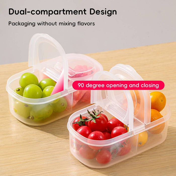 10 Pcs Food-Grade Rectangular Airtight Containers for Fridge and Freezer