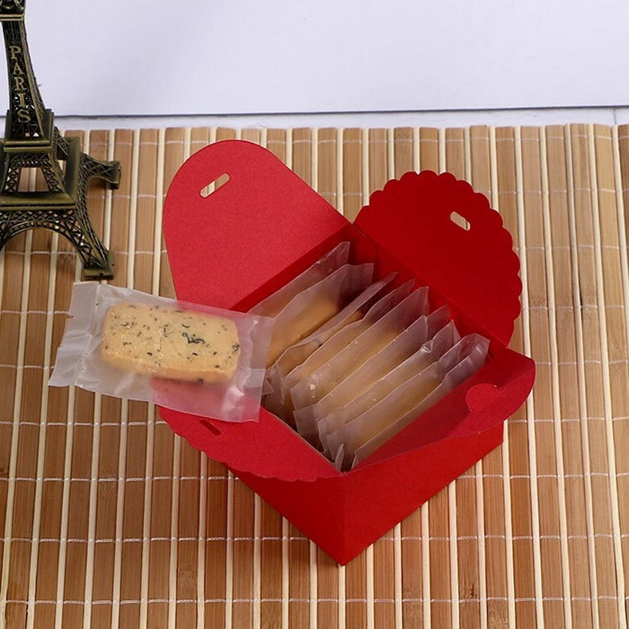 100 Pcs Square Kraft Paper Pastry Box for Cake Dessert 2 Sizes