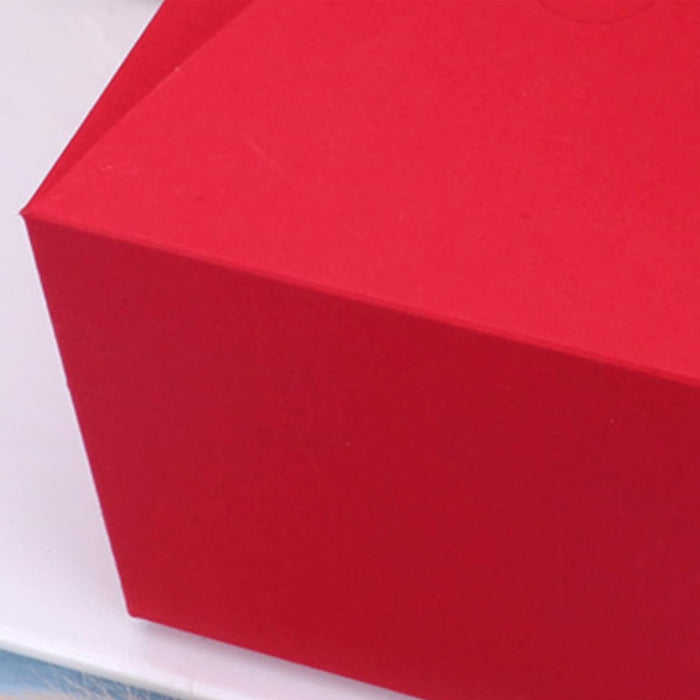 100 Pcs Square Kraft Paper Pastry Box for Cake Dessert 2 Sizes