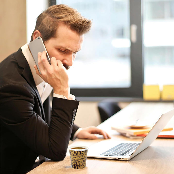 300 Pcs 50ml Mini Disposable Paper Cups Coffee Print