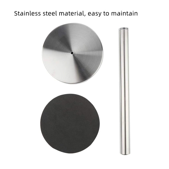 Stainless Steel Paper Towel Holder with Weighted Base