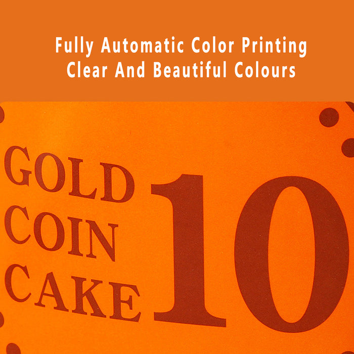 100Pcs Paper Fries Boxes, Food-Grade White Cardboard Packaging