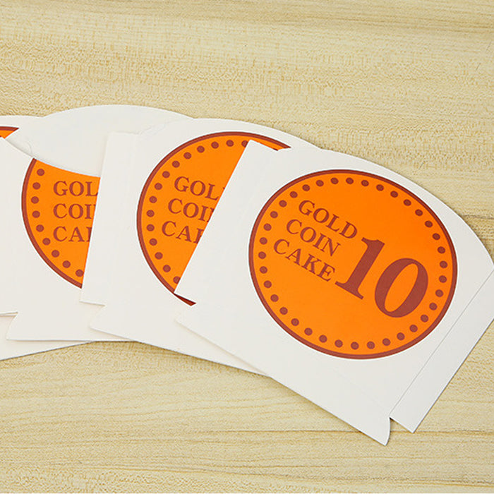 100Pcs Paper Fries Boxes, Food-Grade White Cardboard Packaging