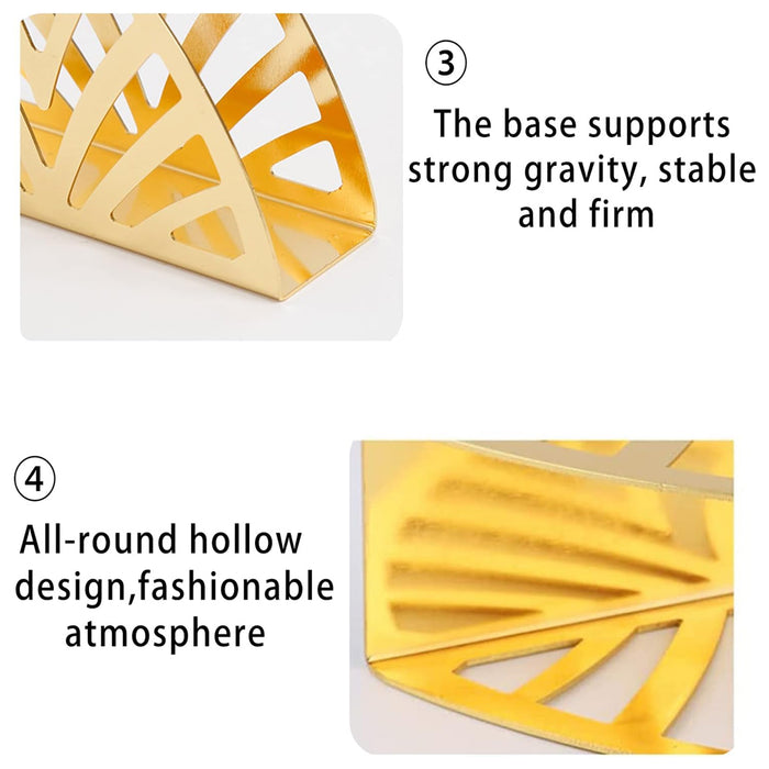 2pcs Nordic Hollow Napkin Holder