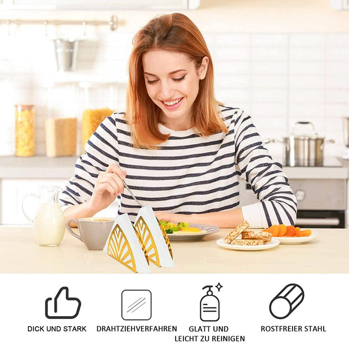 2pcs Nordic Hollow Napkin Holder