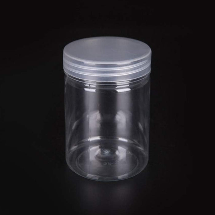 150 Pcs Clear PET Airtight Containers with Screw Lids