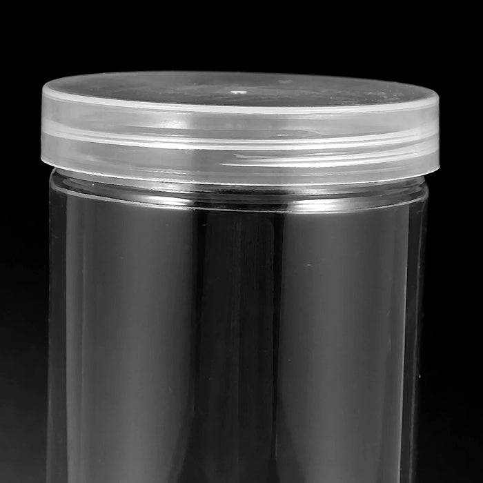 150 Pcs Clear PET Airtight Containers with Screw Lids