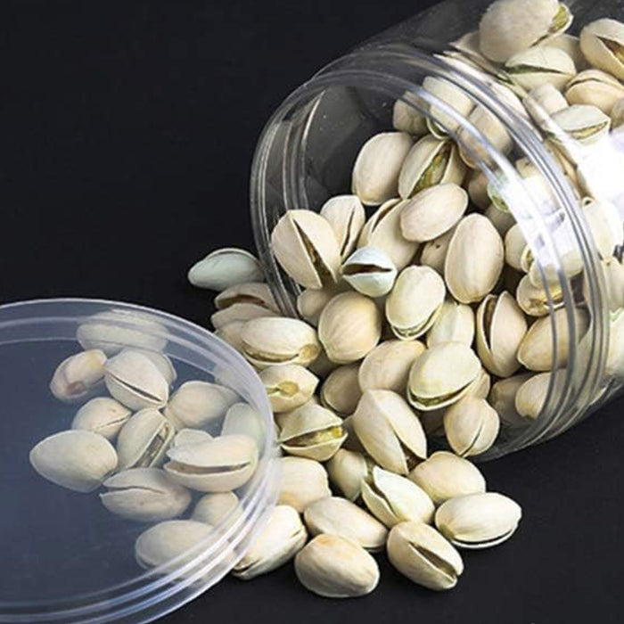 150 Pcs Clear PET Airtight Containers with Screw Lids