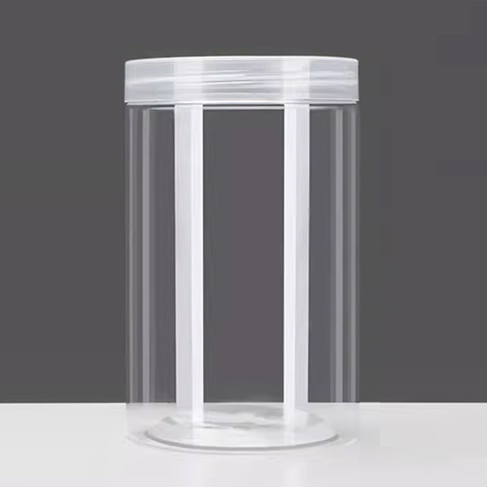 150 Pcs Clear PET Airtight Containers with Screw Lids