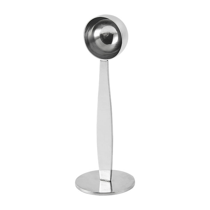 2-in-1 Coffee Measuring Spoon 15ml Stainless Steel Tamper