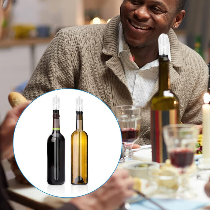 Stainless Steel Wine Chiller Stick with Pourer 32cm