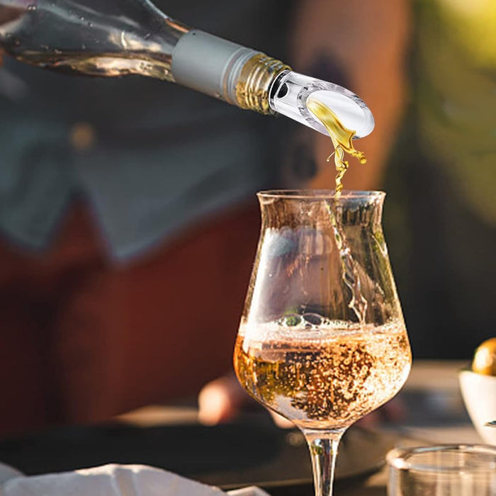 Stainless Steel Wine Chiller Stick with Pourer 32cm