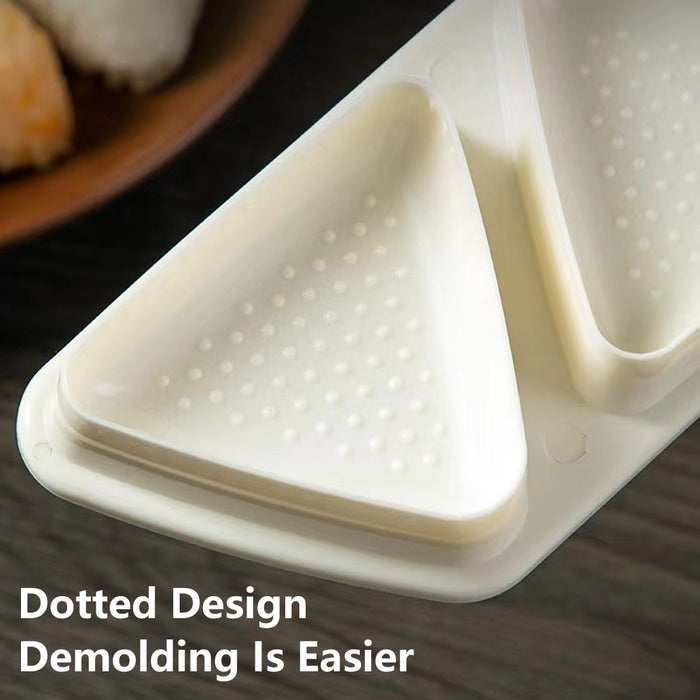 Triangle Onigiri Bento Box 6 Compartment Portable Lunch Container