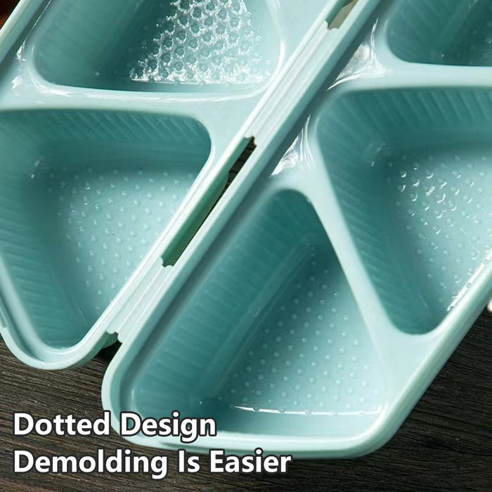 Triangle Onigiri Bento Box 6 Compartment Portable Lunch Container