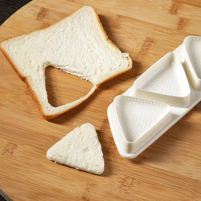 Triangle Onigiri Bento Box 6 Compartment Portable Lunch Container