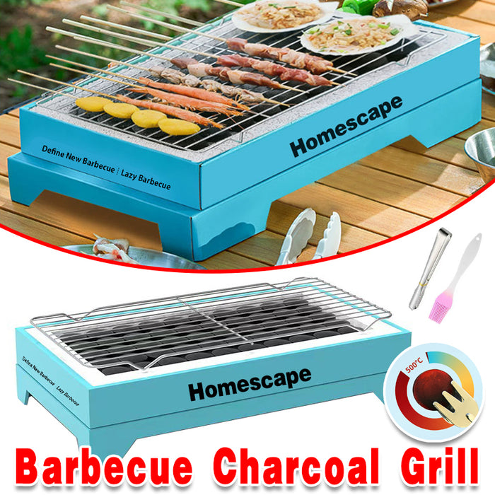 Large Disposable BBQ Grill With Stand For Outdoor Cooking
