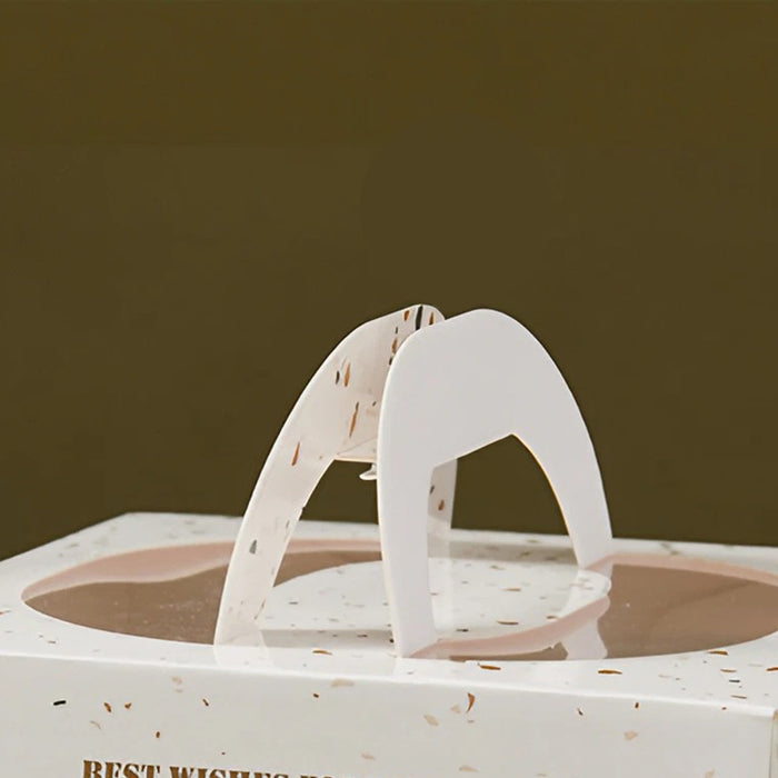 20 Pcs Portable Cake Box with Clear Window Handle 3 Sizes