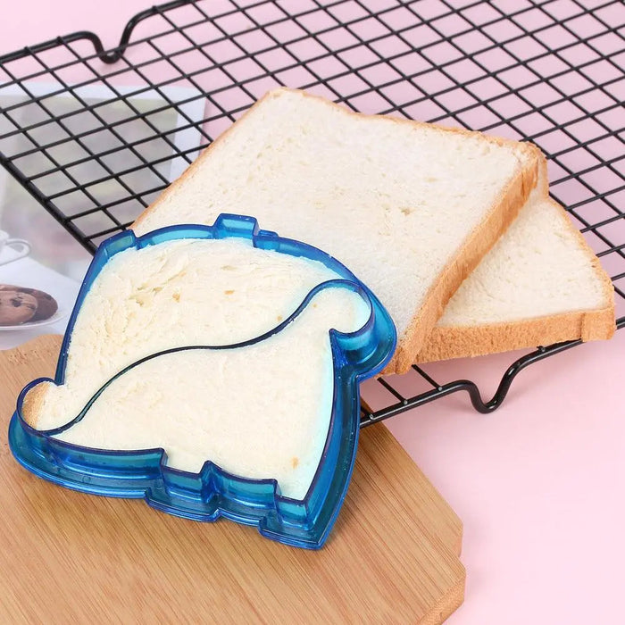 Sandwich Cutter Mold Plastic Shape Maker for Kids Lunch Box