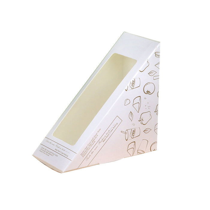 Sandwich Packaging Transparent Open Window, 120x170x65mm - 100pcs