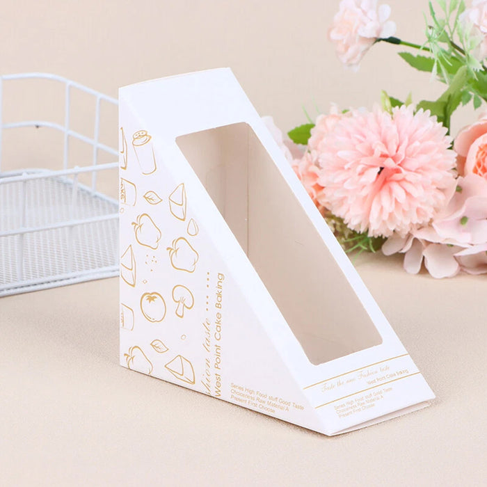Sandwich Packaging Transparent Open Window, 120x170x65mm - 100pcs