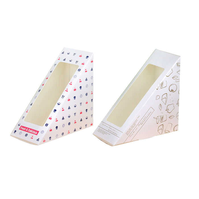 Sandwich Packaging Transparent Open Window, 120x170x65mm - 100pcs