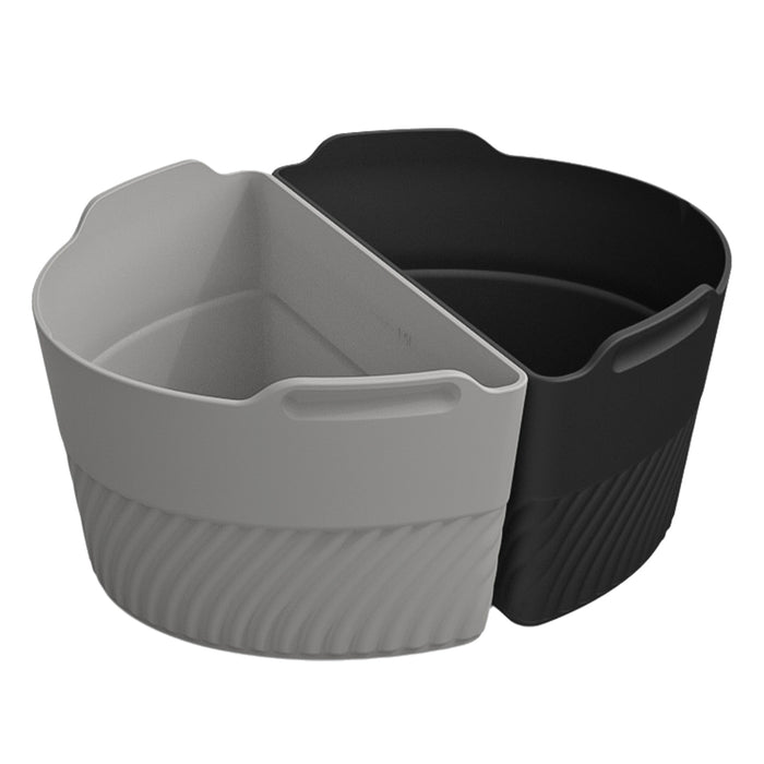 2 Pcs Slow Cooker Liner Dividers Food Grade Silicone Non Stick