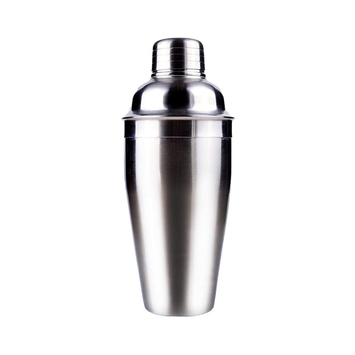 750ml Stainless Steel Cocktail Shaker Leak-Proof Silver