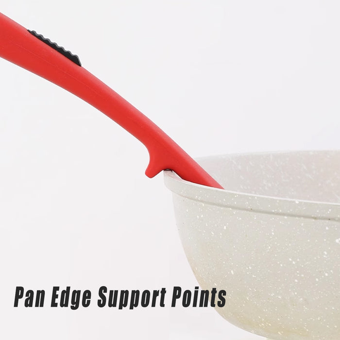 2pcs Silicone Cooking Forks Heat Resistant Non-Stick Kitchen Utensils