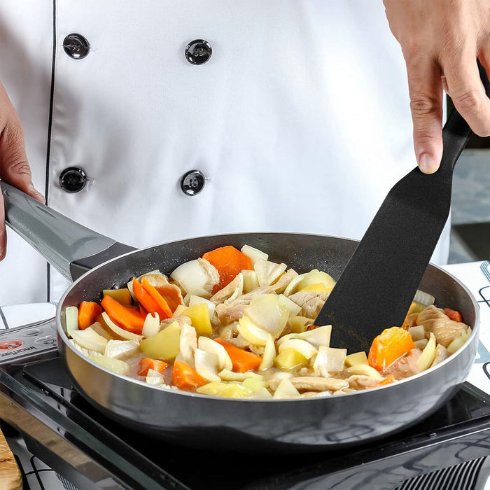 4 Pcs Food-Grade Silicone Spatulas Heat Resistant for Non-Stick Cookware