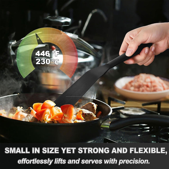 4 Pcs Food-Grade Silicone Spatulas Heat Resistant for Non-Stick Cookware