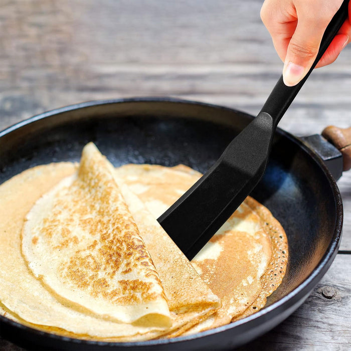 4 Pcs Food-Grade Silicone Spatulas Heat Resistant for Non-Stick Cookware