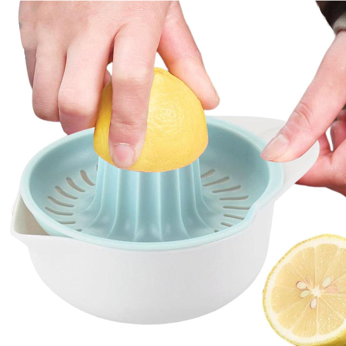 2 Pcs Manual Lemon Juicers Food-Grade ABS with V-Spout