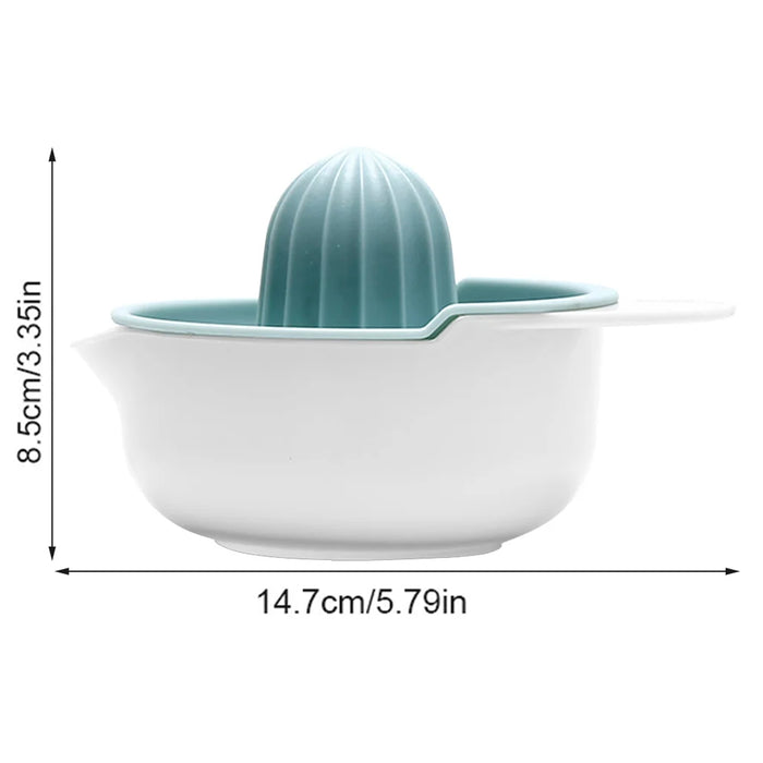 2 Pcs Manual Lemon Juicers Food-Grade ABS with V-Spout